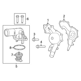 Ram OE - Cooling - Water Pump (Flex)