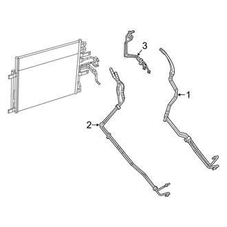 Ram OE - Cooling - Trans Oil Cooler Lines (5.7L)