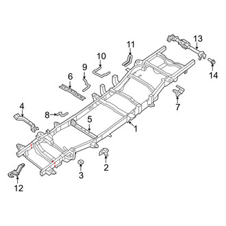 Ram OE - Frame & Components (Frame & Crossmembers)