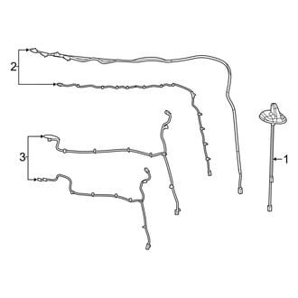 Ram OE - Electrical - Antenna (With Satellite Audio), (1500)
