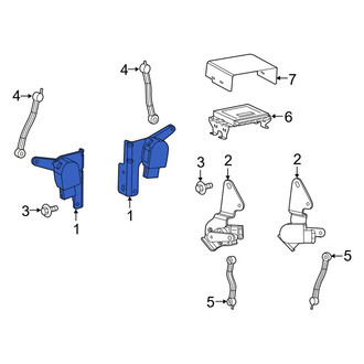 Ram OE - Front Left Suspension Ride Height Sensor