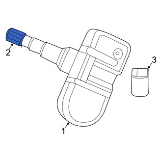 Ram OE - Tire Pressure Monitoring System (TPMS) Valve Stem Cap