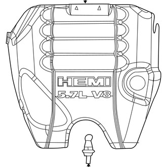Ram OE - Engine Appearance Cover (1500 5.7L)