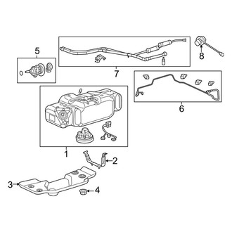 Ram OE - Emission System - Emission Components (Exhaust Fluid System), (3.0L)