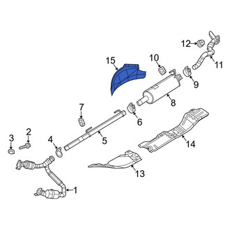 Ram OE - Rear Floor Pan Heat Shield