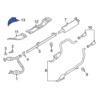 Ram OE - Rear Floor Pan Heat Shield