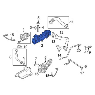 Ram OE - Exhaust Gas Recirculation (EGR) Cooler