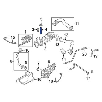 Ram OE - Exhaust Gas Recirculation (EGR) Cooler Stud