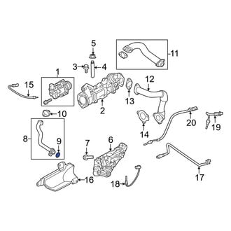 Ram OE - Exhaust Gas Recirculation (EGR) Cooler Coolant Pipe O-Ring