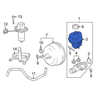 Ram OE - Brake Master Cylinder Reservoir