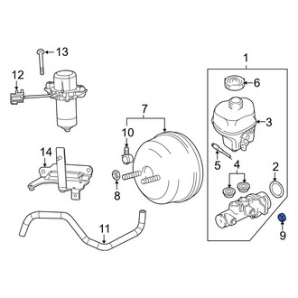 Ram OE - Rear Power Brake Booster Nut