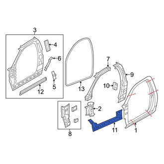 Ram OE - Right Inner Rocker Panel
