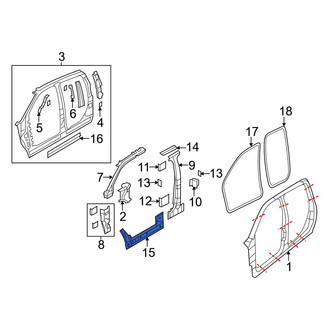Ram OE - Left Inner Rocker Panel