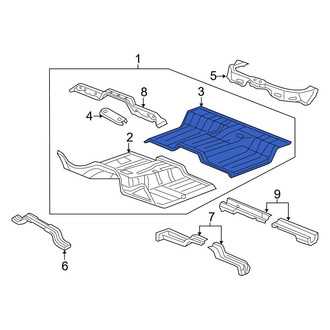 Ram OE - Rear Floor Pan