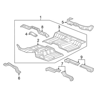 Ram OE - Rear Floor Pan