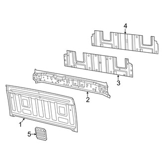 Ram OE - Cab - Back Panel
