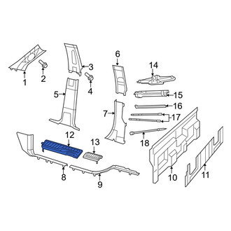 Ram OE - Front Floor Storage Compartment