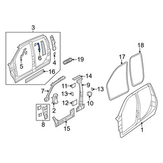 Ram OE - Rear Right Inner Uniside Bracket