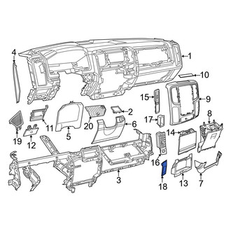 Ram OE - Instrument Panel Trim Panel