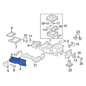 Ram OE - Center Left Console Trim Panel