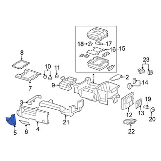 Ram OE - Center Left Console Panel