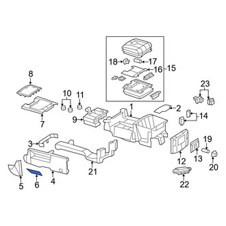 Ram OE - Console Cap