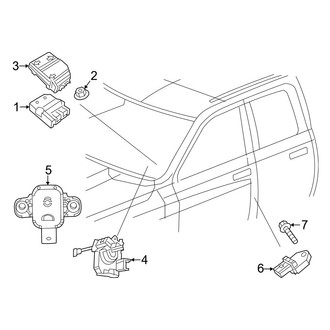 Ram OE - Restraint Systems - Air Bag Components (Modules and Sensors), (1500)