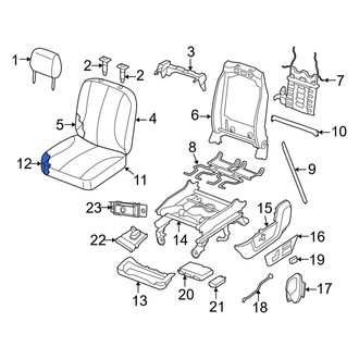 Ram OE - Front Left Seat Cushion Foam