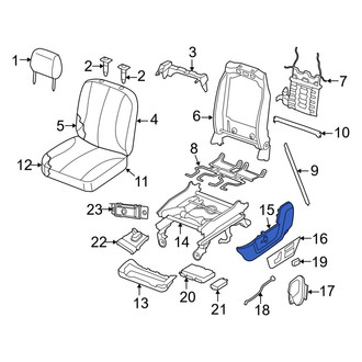 Ram OE - Front Left Outer Seat Trim Panel
