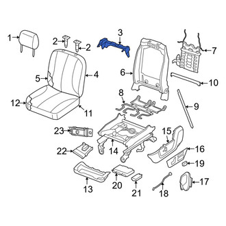 Ram OE - Right Seat Back Frame Bracket