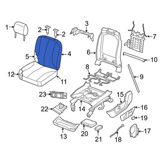 Ram OE - Front Right Seat Back Cushion Cover
