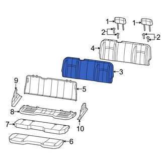 Ram OE - Rear Seat Back Cushion Cover