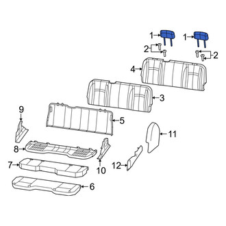 Ram OE - Rear Center Headrest