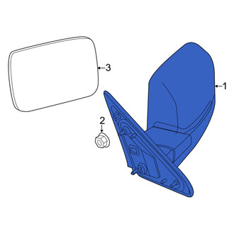 Ram OE - Front Left Door Mirror