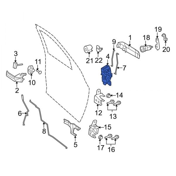 Door Latch Assembly