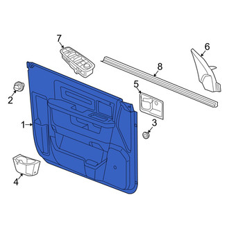 Ram OE - Front Left Inner Door Interior Trim Panel