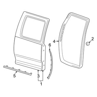 Ram OE - Rear Door - Door & Components (1500)
