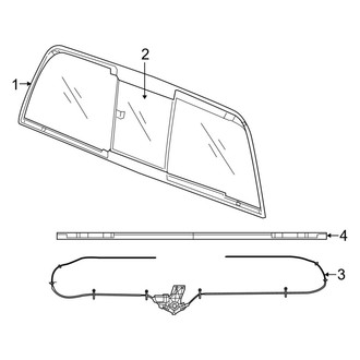 Ram OE - Back Glass - Glass (Sliding Glass)
