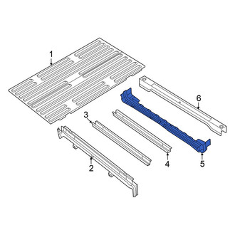 Ram OE - Center Rear Floor Pan Crossmember