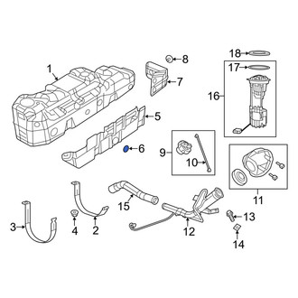 Ram OE - Fuel Tank Shield Clip