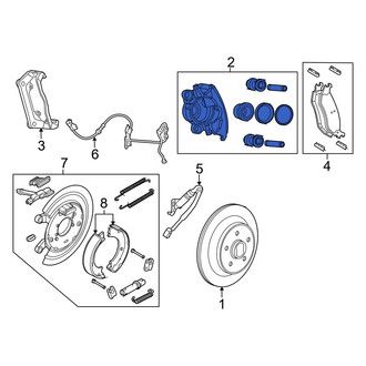 Ram OE - Rear Right Disc Brake Caliper