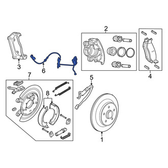 Ram OE - Rear ABS Wheel Speed Sensor