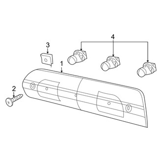 Ram OE - Rear Lamps - High Mount Lamps (1500)