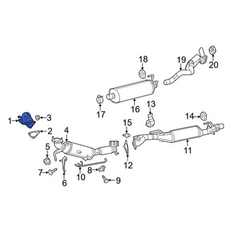 Ram OE - Exhaust Intermediate Pipe