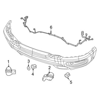 Ram OE - Front Bumper - Electrical Components