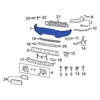 Ram OE - Front Bumper Face Bar