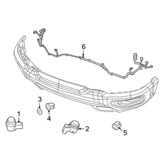 Ram OE - Front Bumper - Electrical Components (Rebel)