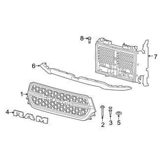 Ram OE - Grille & Components (HFE / Special Service / Tradesman)
