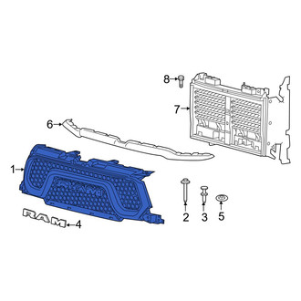 Ram OE - Front Upper Grille