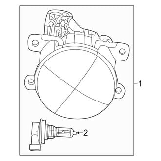 Ram OE - Front Lamps - Fog Lamps (Halogen), (Big Horn / HFE / Lone Star / Special Service / Tradesman)